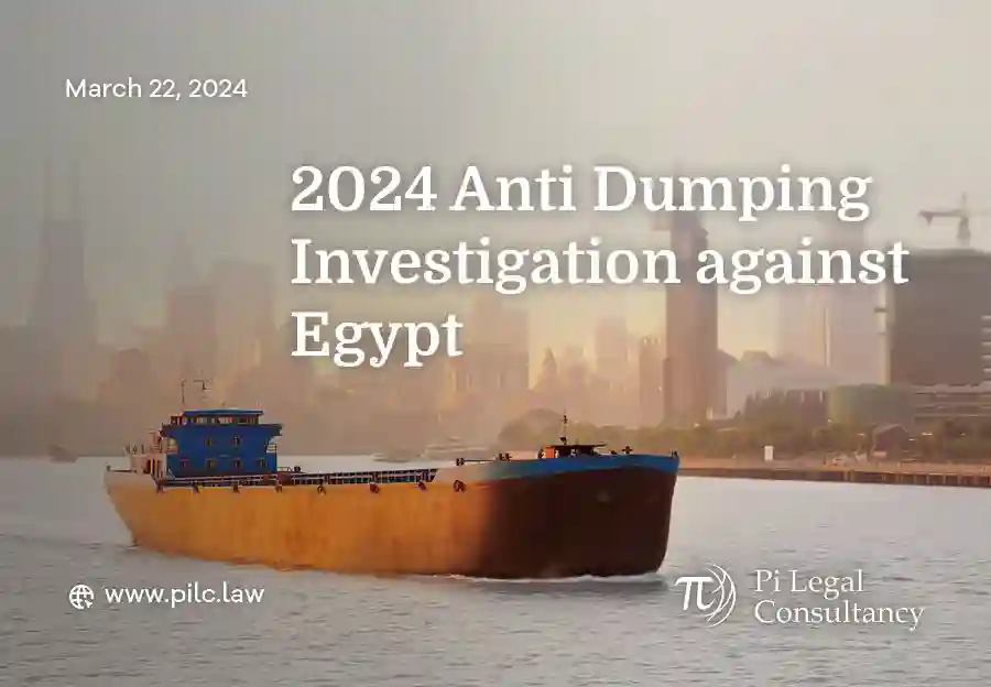 2024 Anti Dumping Investigation against Egypt